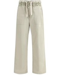Palm Angels - Cotton Trousers - Lyst