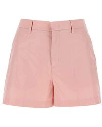 RED Valentino Synthetic Fluo Polyester Shorts in Pink - Save 46 