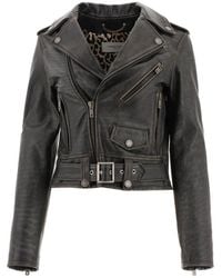 Golden Goose - Leather Jacket - Lyst