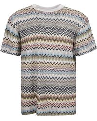 Missoni - Zipzag Print T-Shirt - Lyst