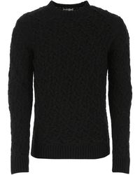 Paolo Pecora - Crewneck Knitted Sweater - Lyst