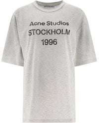 Acne Studios - Logo T-shirt Tshirt - Lyst