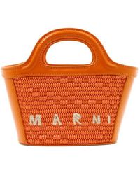 Marni Tropicalia Micro Tote Bag - Orange