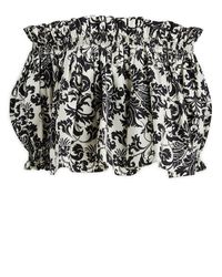 Dior - All-over Printed Off-shoulder Top - Lyst