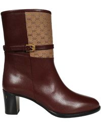Gucci - GG Leather Boots - Lyst