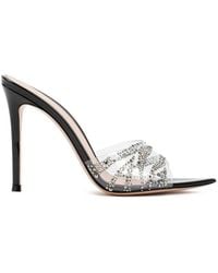 Gianvito Rossi - Elle Pointed-toe Heeled Sandals - Lyst