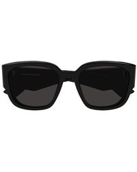 McQueen - Square Frame Sunglasses - Lyst
