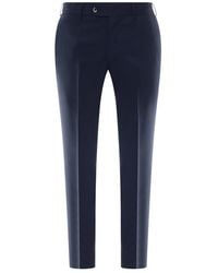 PT Torino - Pressed Crease Slim Fit Trousers - Lyst