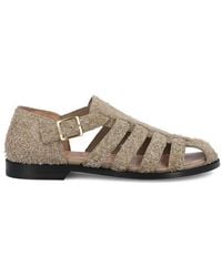 Loewe - Campo Round-toe Sandals - Lyst