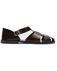 SCAROSSO - Apollo Buckle-Fastened Sandals - Lyst