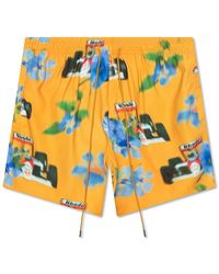 Rhude - Loix Floral Printed Swim Trunks - Lyst