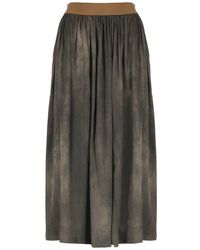 Uma Wang - Skirts Grey - Lyst