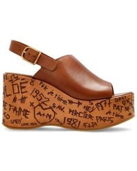 Chloé - Wedge Sandals Maxime - Lyst