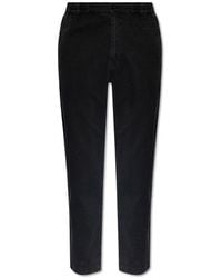Moschino - Log Embroidered Tapered Slim-fit Jeans - Lyst