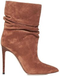 Paris Texas - Slouchy Heeled Boots - Lyst