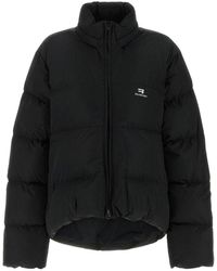 Balenciaga - Zip-up Long-sleeved Down Jacket - Lyst