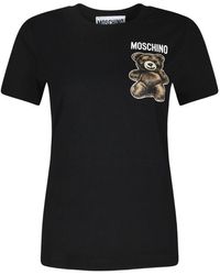 Moschino ロコ チェン フリント Tシャツ A07145540 1555 JAPAN Moschino(モスキーノ) Tシャツ・カットソー(メンズ