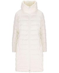 Herno - Zip-up Padded Long Coat - Lyst