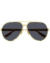 Gucci - Aviator-frame Sunglasses - Lyst