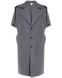 Bottega Veneta - Coat With Short Sleeves - Lyst