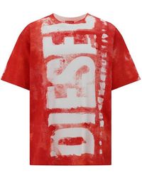 DIESEL - T-boxt Bisc Logo Printed Crewneck T-shirt - Lyst