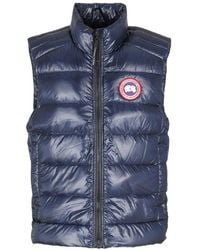 canada goose gilet navy blue