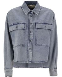 Weekend by Maxmara - Zemira Boxy Denim Shirt - Lyst