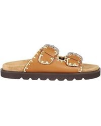 Weekend by Maxmara - Footbed Open Toe Sandals - Lyst