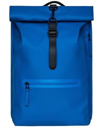 Rains - Rolltop Zip-detailed Backpack - Lyst