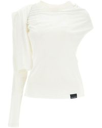 Courreges - Asymmetric T-Shirt - Lyst