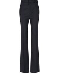 Saint Laurent - High Waist Tailored Trousers - Lyst
