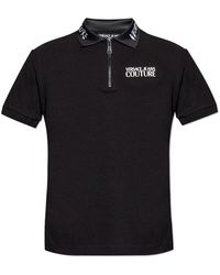 Versace Jeans Couture - Polo With Logo Design - Lyst