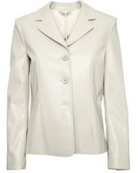 Max Mara - Collared Button-up Jackets - Lyst