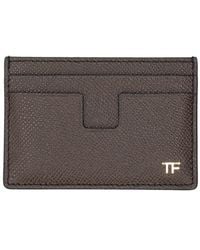 Tom Ford - Small Grain Leather Cardholder - Lyst