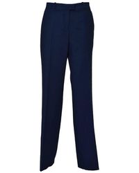 Etro - Pressed-crease Straight Leg Tailored Trousers - Lyst