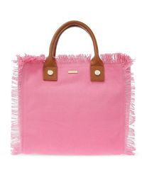 Melissa Odabash - Fringed Handle Tote Bag - Lyst