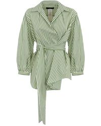 Weekend by Maxmara - Wrap Striped Shirt - Lyst
