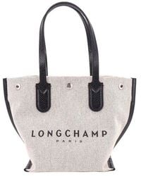 Longchamp - Roseau Canvas Tote - Lyst