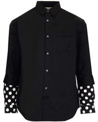 Comme des Garçons - Black Cotton Shirt - Lyst