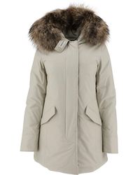 Woolrich Arctic Padded Parka Coat - White