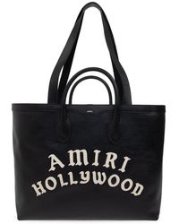 Amiri - Logo Printed Shopper Bag - Lyst
