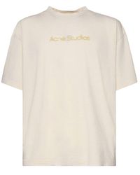 Acne Studios - Blurred Logo Relaxed Fit T-Shirt - Lyst