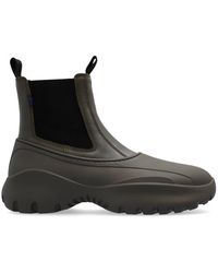 Burberry - Scoot Round-Toe Ankle Chelsea Boots - Lyst