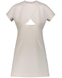 Courreges - Heritage Cut-out Mini Dress Clothing - Lyst