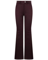Courreges - 70's Twill Bootcut Pants - Lyst