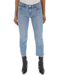 J Brand Selena Cropped Jeans - Blue