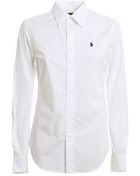 Polo Ralph Lauren - Embroidered Logo Shirt - Lyst