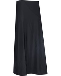 Jil Sander Panelled Skirt - Black