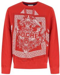 Koche - Graphic Printed Crewneck Sweatshirt - Lyst
