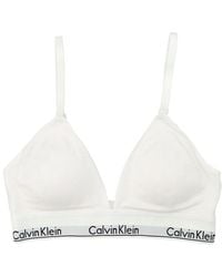 Calvin Klein - Lightly Padded Triangle Bra - Lyst